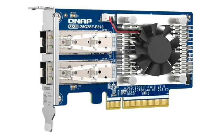 QNAP QXG-25G2SF-E810 Dual SFP28 25GbE Network Card - ACE Peripherals