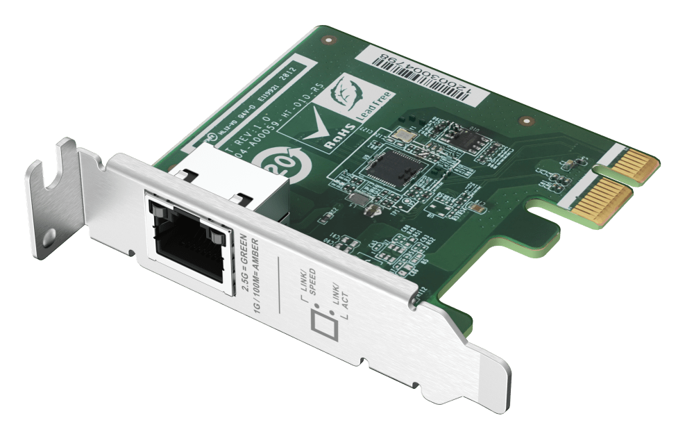 QNAP QXG-2G1T-I225 Single Port 2.5GbE Network Card - ACE Peripherals