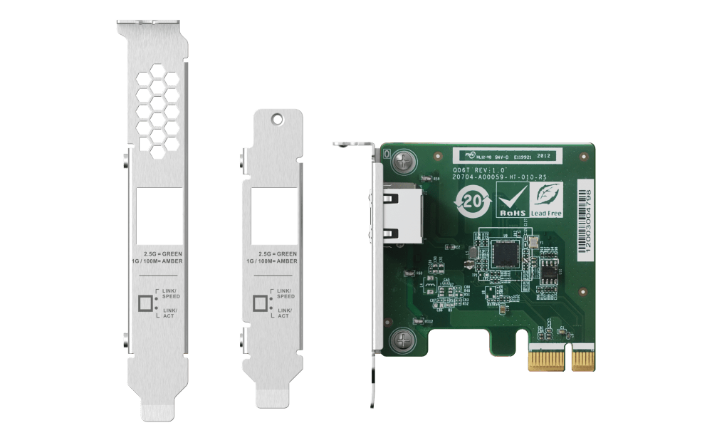 QNAP QXG-2G1T-I225 Single Port 2.5GbE Network Card - ACE Peripherals