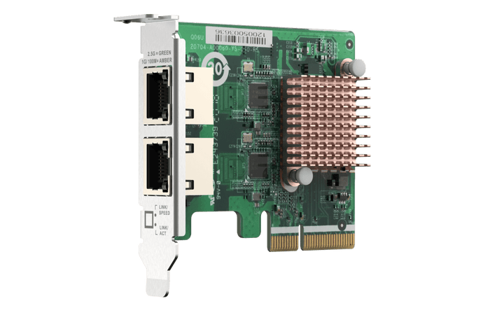 QNAP QXG-2G2T-I225 Dual Port 2.5GbE Network Card - ACE Peripherals