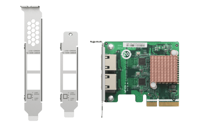 QNAP QXG-2G2T-I225 Dual Port 2.5GbE Network Card - ACE Peripherals