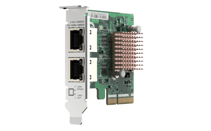 QNAP QXG-2G2T-I225 Dual Port 2.5GbE Network Card - ACE Peripherals