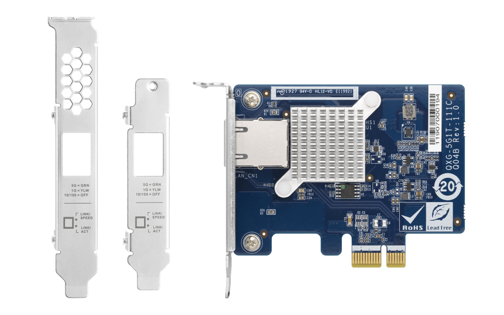 QNAP QXG-5G1T-111C 5GbE Multi-Gig Expansion Card - ACE Peripherals
