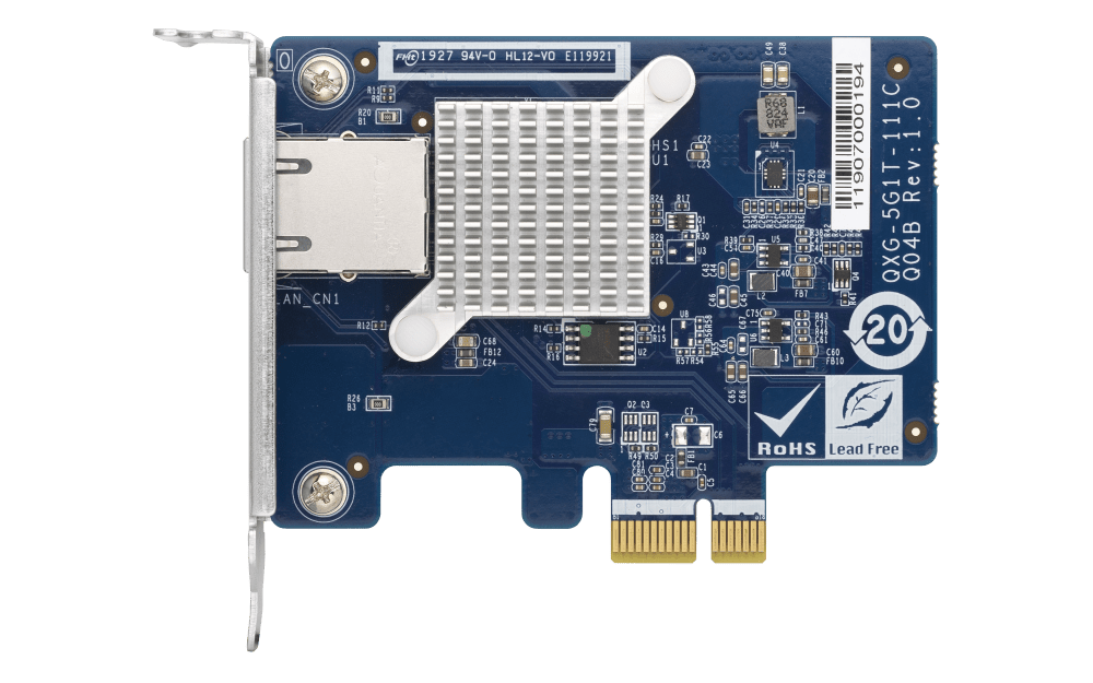 QNAP QXG-5G1T-111C 5GbE Multi-Gig Expansion Card - ACE Peripherals
