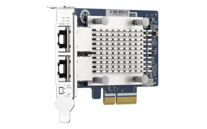 QNAP QXG-5G2T-111C Dual Port 5GbE Multi-Gig Card - ACE Peripherals