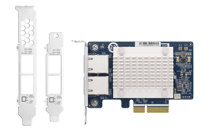 QNAP QXG-5G2T-111C Dual Port 5GbE Multi-Gig Card - ACE Peripherals