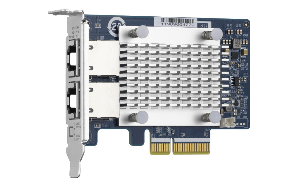 QNAP QXG-5G2T-111C Dual Port 5GbE Multi-Gig Card - ACE Peripherals