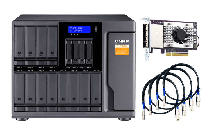 QNAP TL-D1600S 16-Bay Tower Expansion - ACE Peripherals