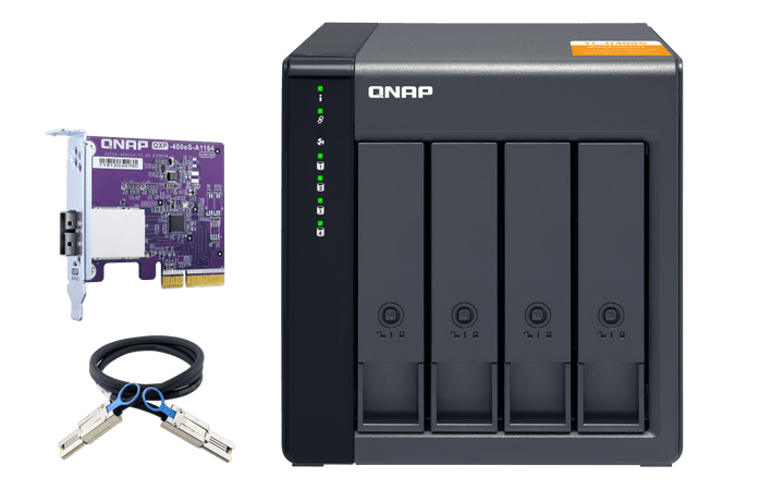 QNAP TL-D400S 4-Bay Tower Expansion - ACE Peripherals