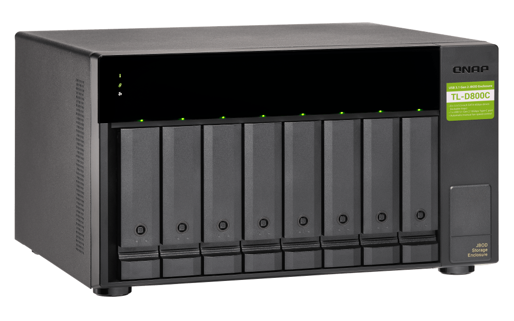 QNAP TL-D800C 8-Bay Tower Expansion - ACE Peripherals