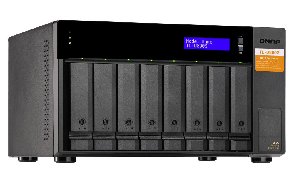 QNAP TL-D800S 8-Bay Tower Expansion - ACE Peripherals