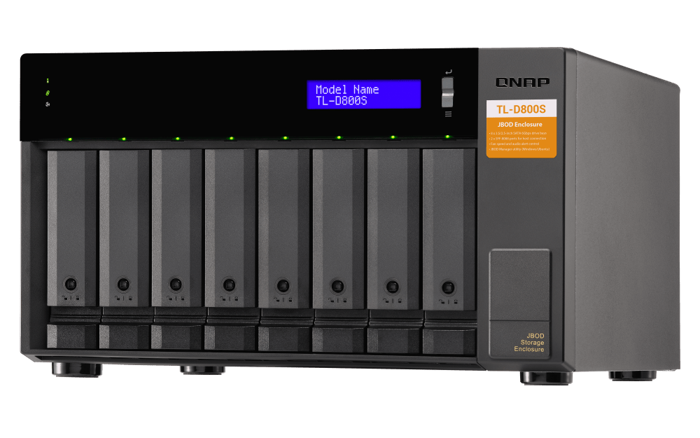 QNAP TL-D800S 8-Bay Tower Expansion - ACE Peripherals