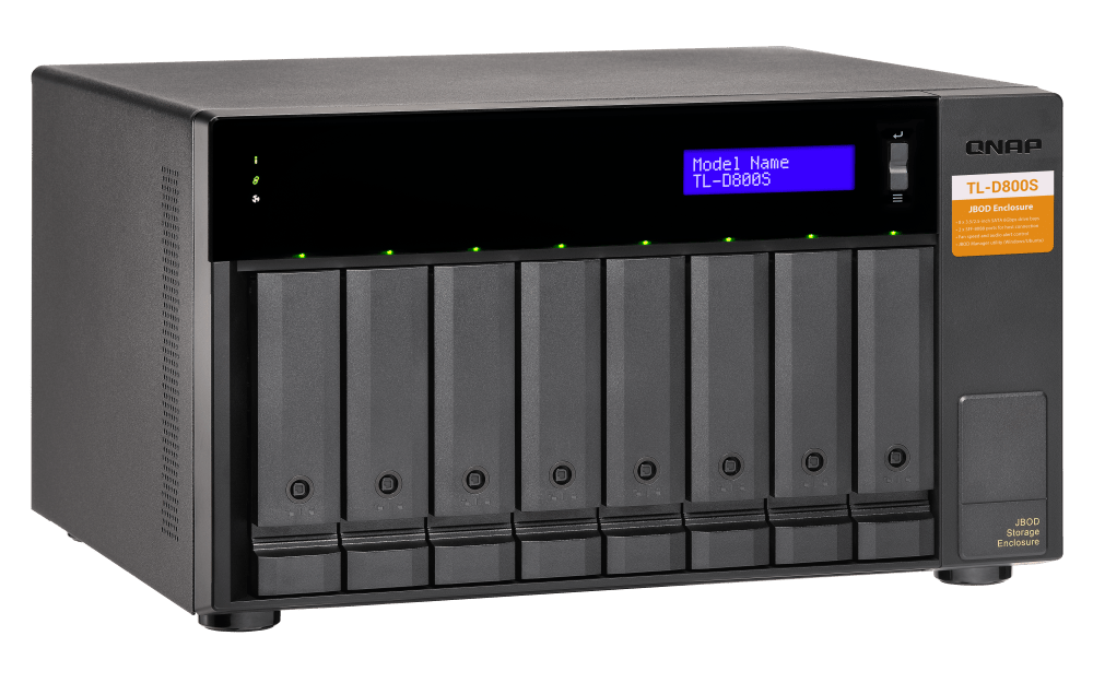 QNAP TL-D800S 8-Bay Tower Expansion - ACE Peripherals