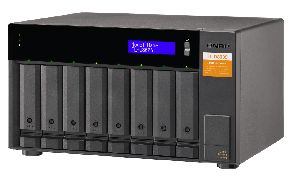 QNAP TL-D800S 8-Bay Tower Expansion - ACE Peripherals