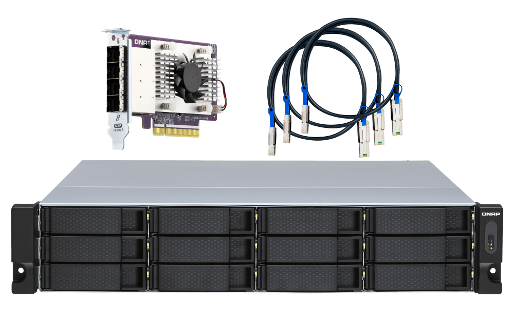 QNAP TL-R1200S-RP 12-Bay Rackmount Expansion - ACE Peripherals
