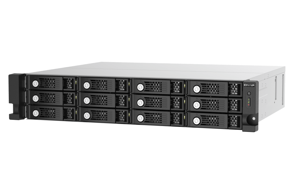 QNAP TL-R1220Sep-RP 12-Bay Rackmount SAS/SATA Expansion - ACE Peripherals