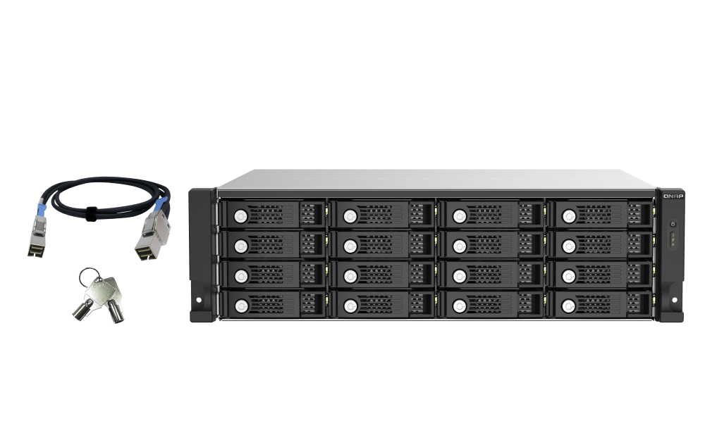 QNAP TL-R1620Sep-RP 16-Bay Rackmount Dual-Controller SAS/SATA Expansion - ACE Peripherals