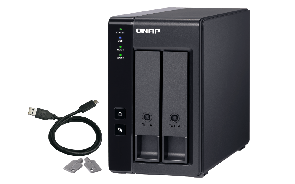QNAP TR-002 2-Bay Tower Expansion - ACE Peripherals