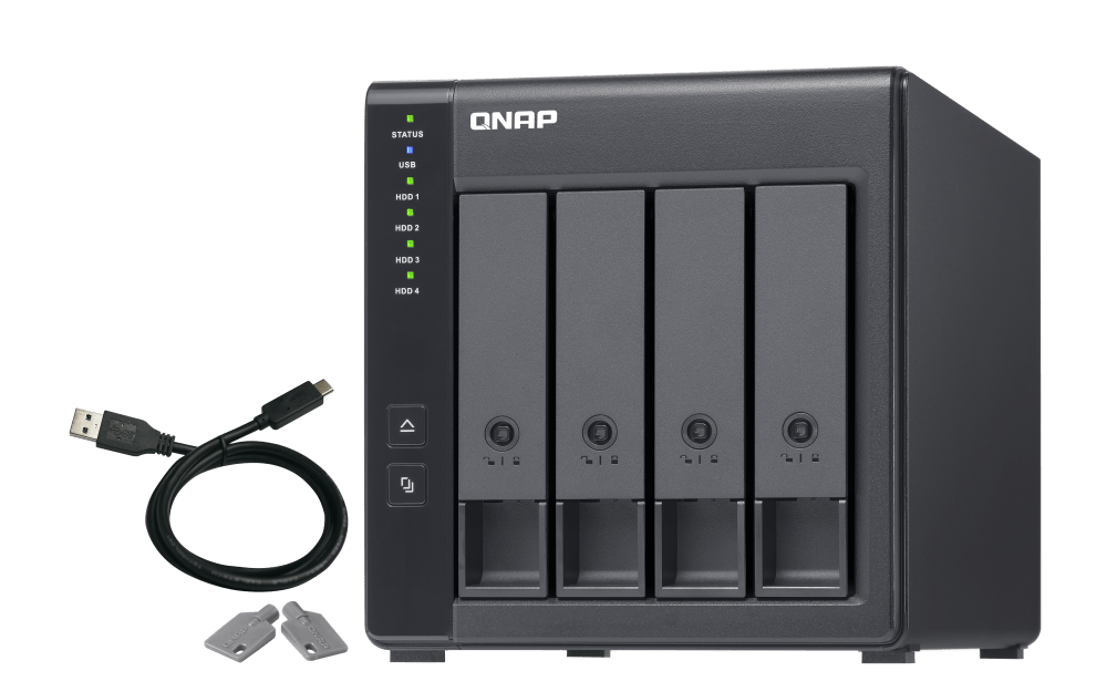 QNAP TR-004 4-Bay Tower Expansion - ACE Peripherals