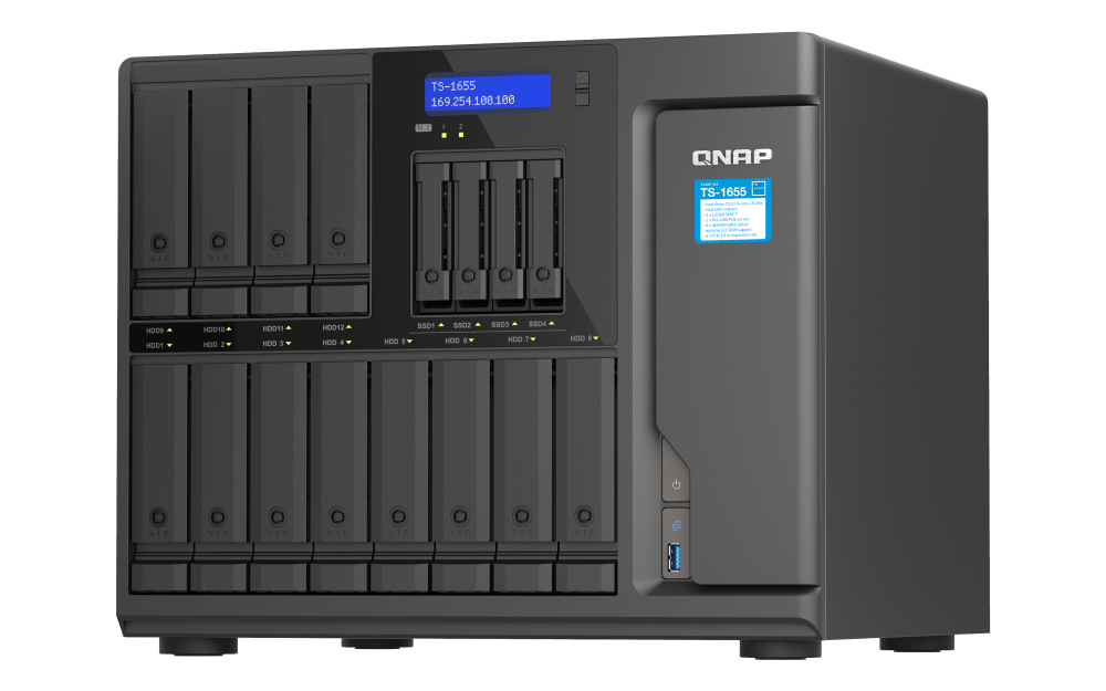 QNAP TS-1655 16-Bay Tower NAS - ACE Peripherals