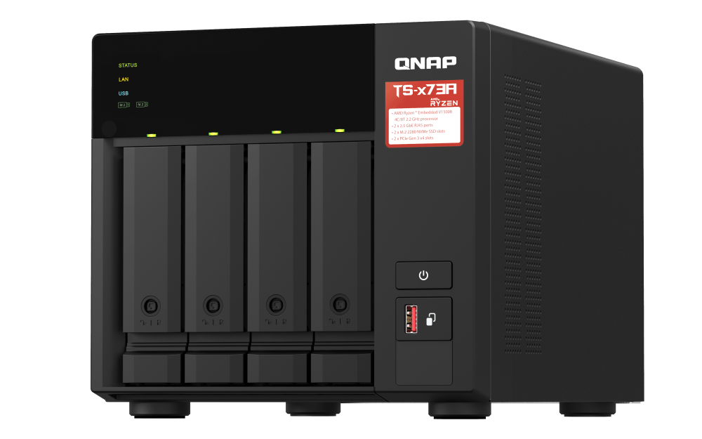 QNAP TS-473A TS-x73A Series 4-Bay Tower NAS - ACE Peripherals