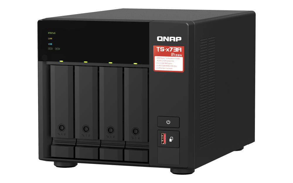 QNAP TS-473A TS-x73A Series 4-Bay Tower NAS - ACE Peripherals