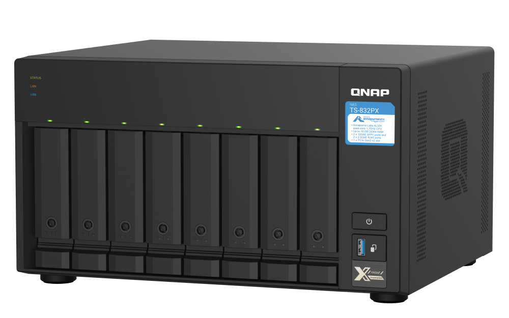 QNAP TS-832PX 8-Bay Tower NAS - ACE Peripherals