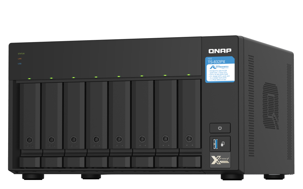 QNAP TS-832PX 8-Bay Tower NAS - ACE Peripherals