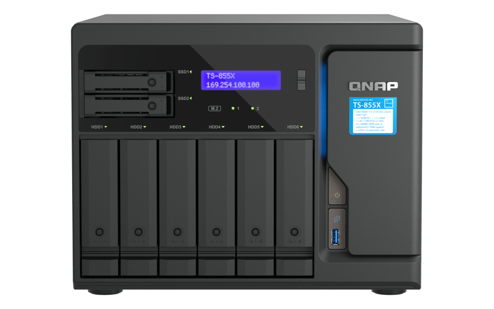 QNAP TS-855X 8-Bay Tower NAS - ACE Peripherals