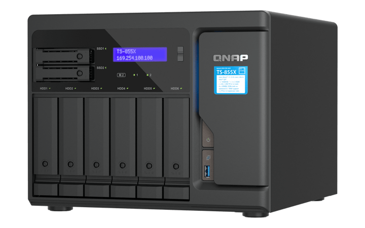 QNAP TS-855X 8-Bay Tower NAS - ACE Peripherals