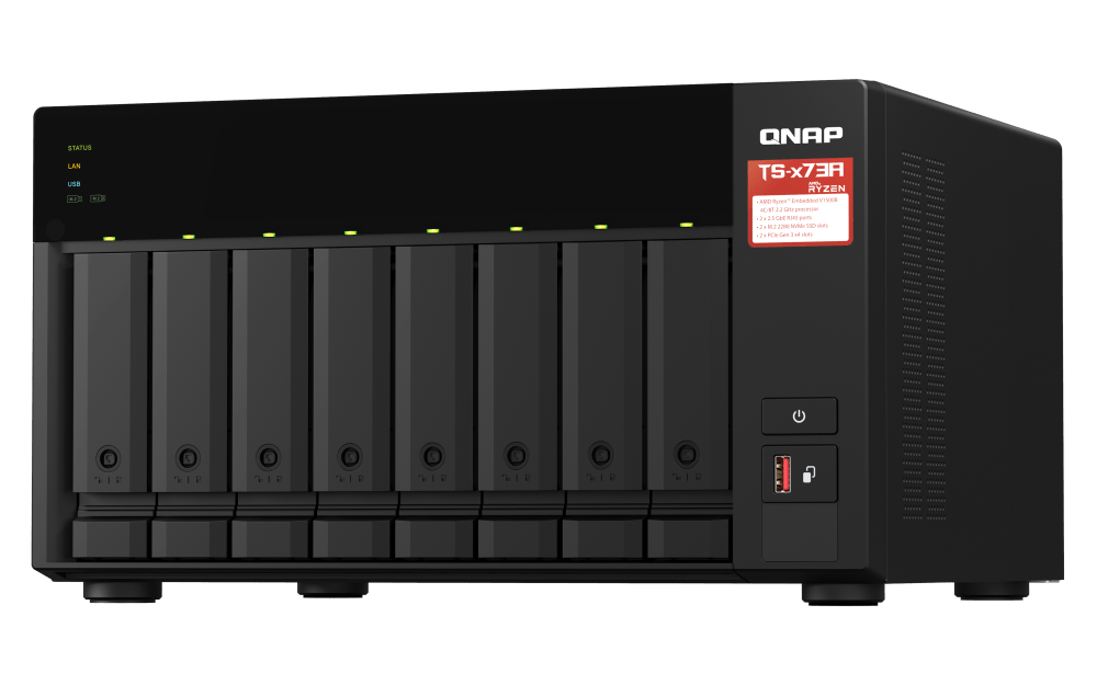 QNAP TS-873A TS-x73A Series 8-Bay Tower NAS - ACE Peripherals