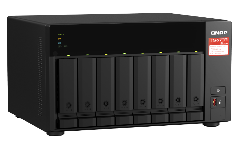 QNAP TS-873A TS-x73A Series 8-Bay Tower NAS - ACE Peripherals