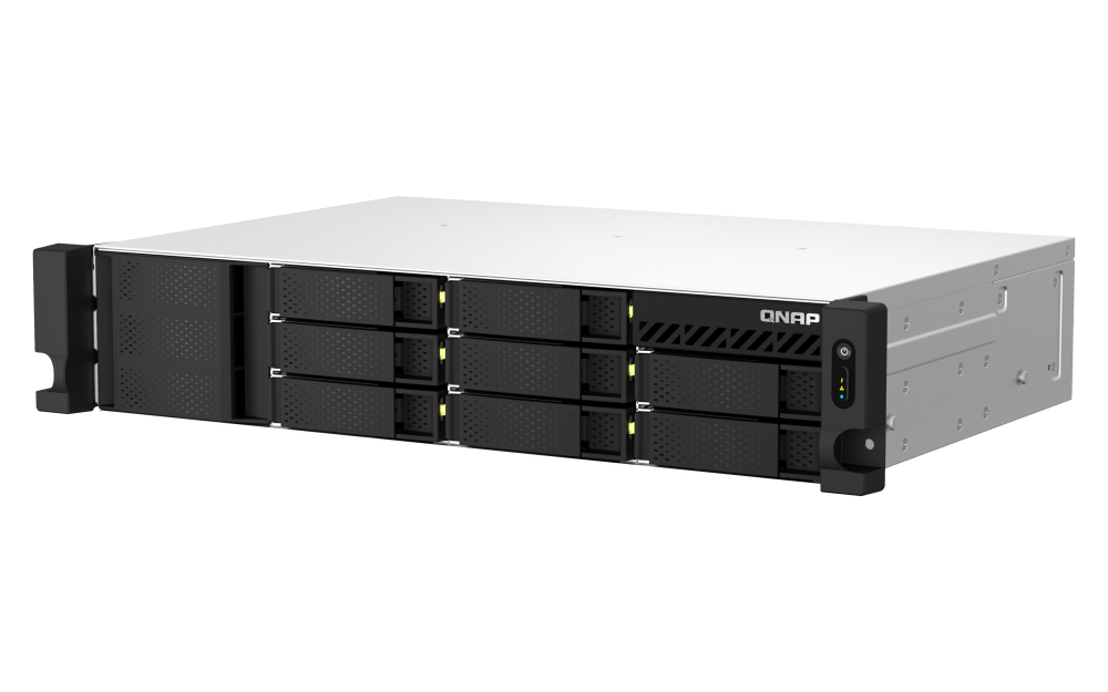 QNAP TS-873AeU-RP 8-Bay Rackmount NAS Ryzen V1500B 2.5GbE