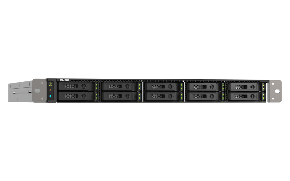 QNAP TS-h1090FU 10-Bay NVMe/SATA All-Flash Rackmount NAS - ACE Peripherals