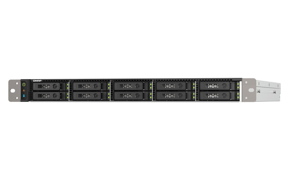 Flash Server QNAP TS-h1090FU 10-Bay All-Flash NAS, AMD EPYC, 25GbE