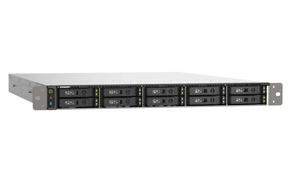 QNAP TS-h1090FU 10-Bay NVMe/SATA All-Flash Rackmount NAS - ACE Peripherals