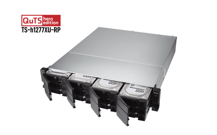 QNAP TS-h1277XU-RP 12-Bay Rackmount NAS - ACE Peripherals