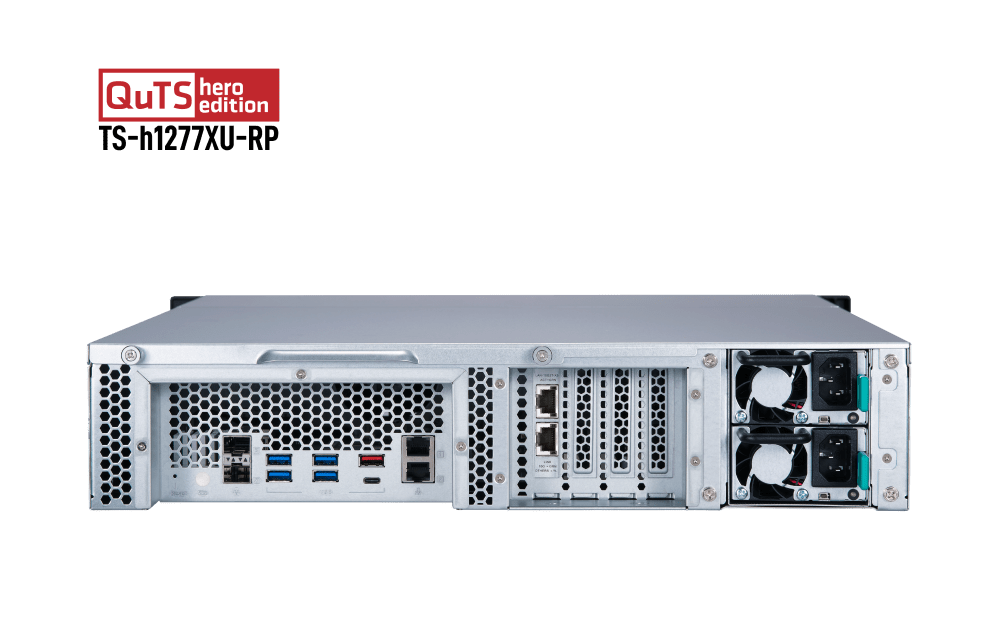 QNAP TS-h1277XU-RP 12-Bay Rackmount NAS - ACE Peripherals