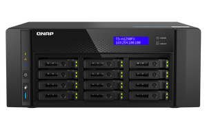 QNAP TS-h1290FX 12-Bay NVMe/SATA All-Flash Tower NAS - ACE Peripherals