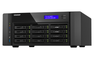 QNAP TS-h1290FX 12-Bay NVMe/SATA All-Flash Tower NAS - ACE Peripherals