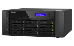 QNAP TS-h1290FX 12-Bay NVMe/SATA All-Flash Tower NAS - ACE Peripherals