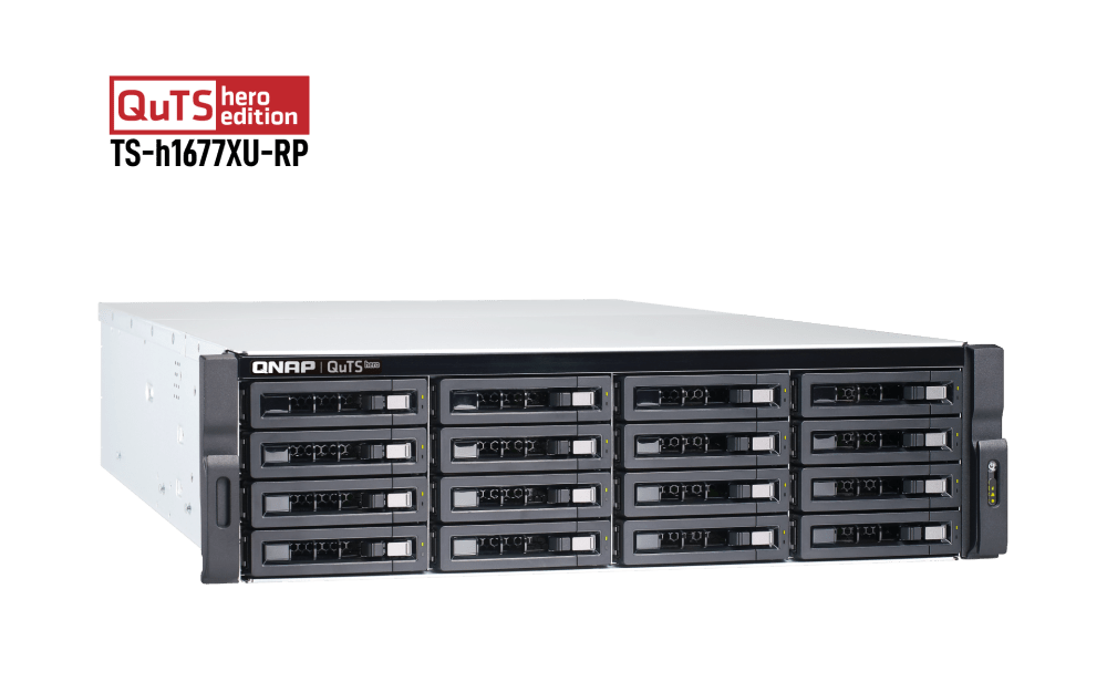 QNAP TS-h1677XU-RP 16-Bay Rackmount NAS - ACE Peripherals