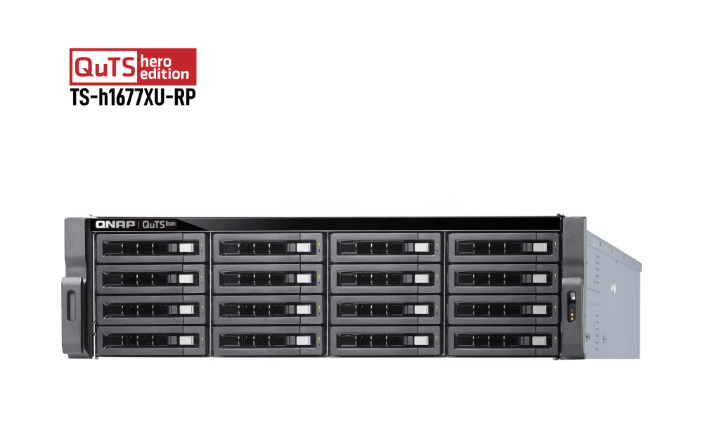 QNAP TS-h1677XU-RP 16-Bay Rackmount NAS - ACE Peripherals