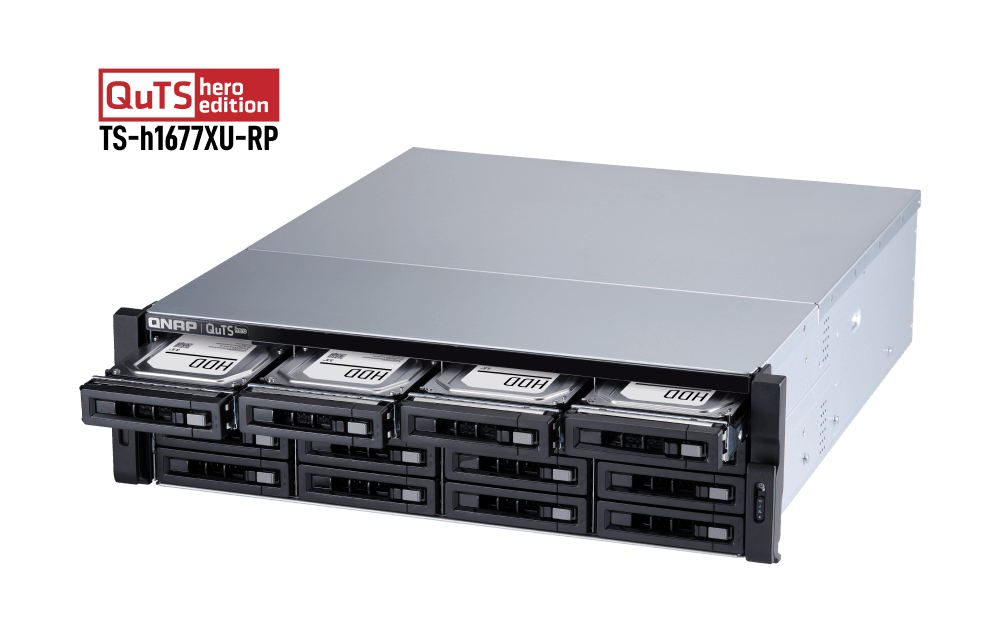 QNAP TS-h1677XU-RP 16-Bay Rackmount NAS - ACE Peripherals