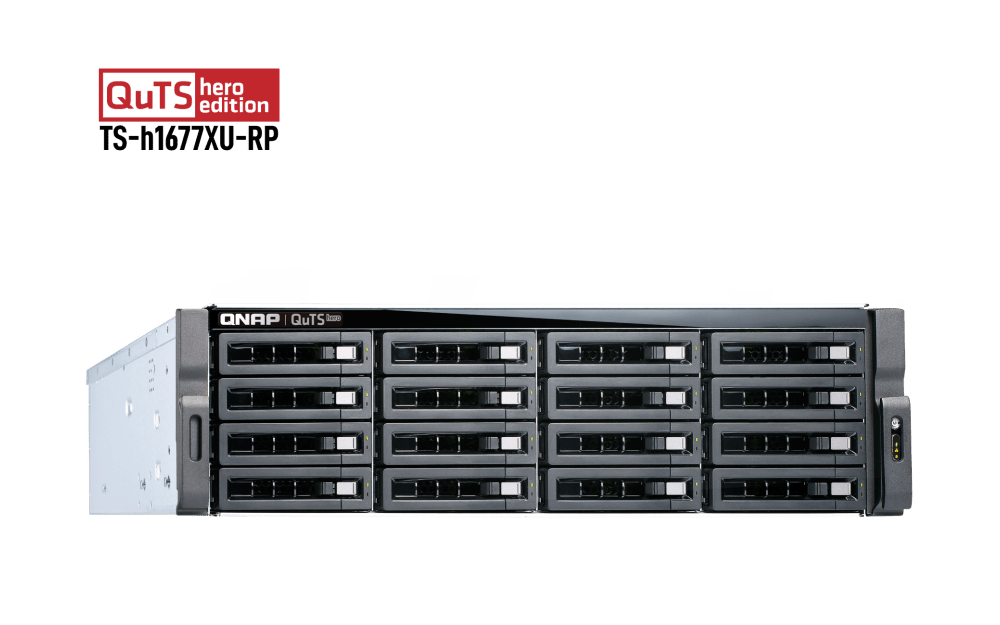 QNAP TS-h1677XU-RP 16-Bay Rackmount NAS - ACE Peripherals