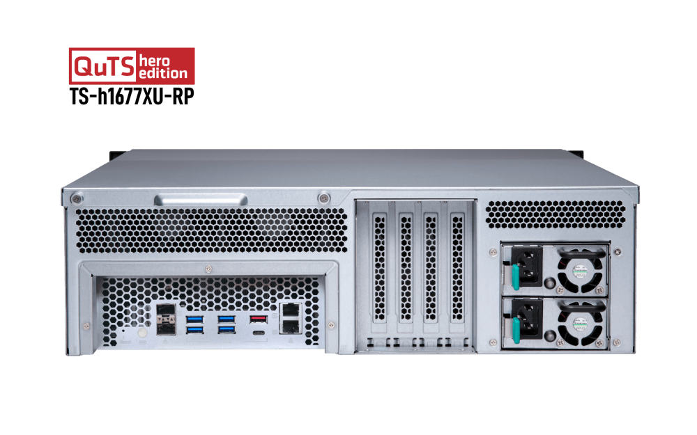 QNAP TS-h1677XU-RP 16-Bay Rackmount NAS - ACE Peripherals