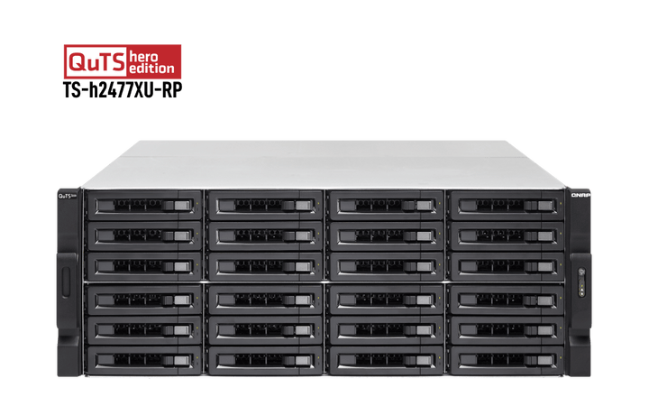 QNAP TS-h2477XU-RP 24-Bay Rackmount NAS - ACE Peripherals