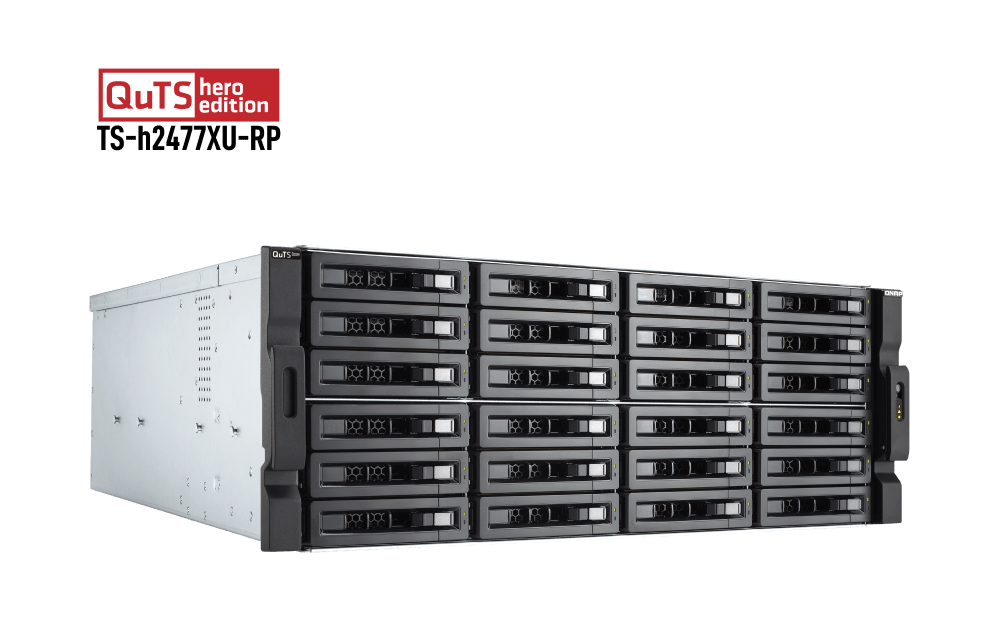 QNAP TS-h2477XU-RP 24-Bay Rackmount NAS - ACE Peripherals