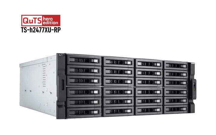 QNAP TS-h2477XU-RP 24-Bay Rackmount NAS - ACE Peripherals