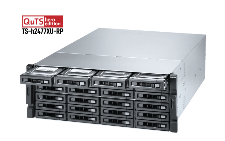 QNAP TS-h2477XU-RP 24-Bay Rackmount NAS - ACE Peripherals